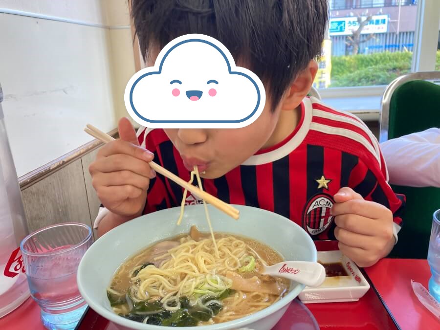 くるまやラーメン 浦安店でおもちゃ付きお子様ラーメンを食レポ！