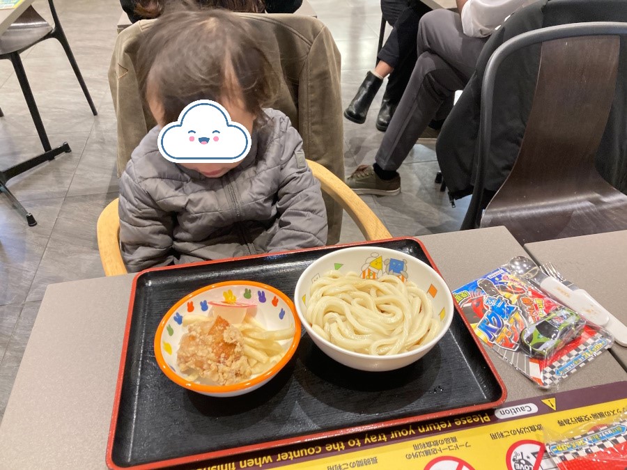 竹清 有明ガーデン店でお子様うどんセット（おもちゃ付き）を食レポ！