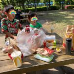 浦安市運動公園の芝生広場でボール遊び&ピクニックを満喫!