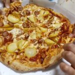 やんちゃ三兄弟とドミノ・ピザ！豊洲店でお持ち帰りピザパーティー