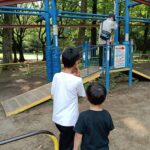 【光が丘公園＠練馬区】アスレチックで全力遊び！〆は丸源ラーメンで満腹だ！
