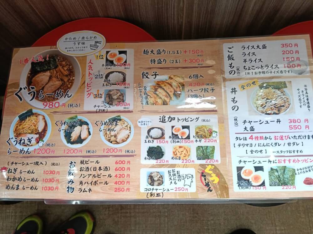 ぐうらーめん（成東）の写真 1