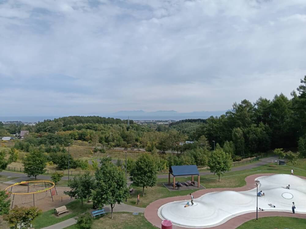 北海道網走市周辺の観光施設、網走監獄、北海道立オホーツク公園能取湖のサンゴ草の写真 6